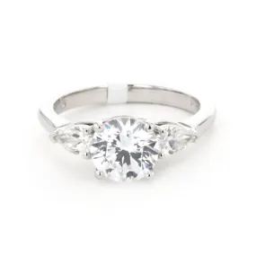 0.46 ctw Diamond Three-Stone Engagement Ring