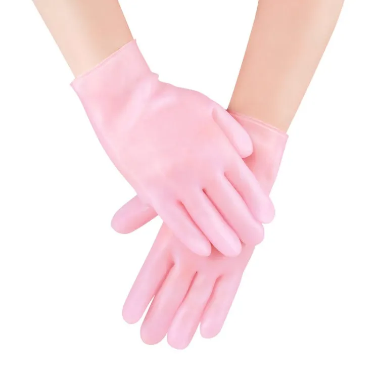 1 Pair Waterproof Sun-Proof Gloves Moisturizing Anti-Crack Handguard, Size: Free Size(Pink)