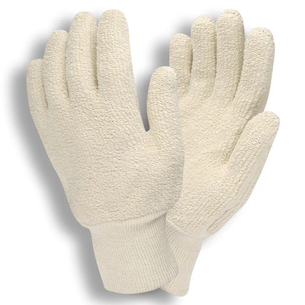 12 Pairs - 18 oz Terry Cloth Loop Out Gloves