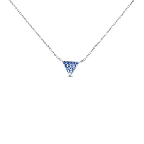 14KW  BLUE SAPPHIRE TRIANGLE NK (121NC507AS)