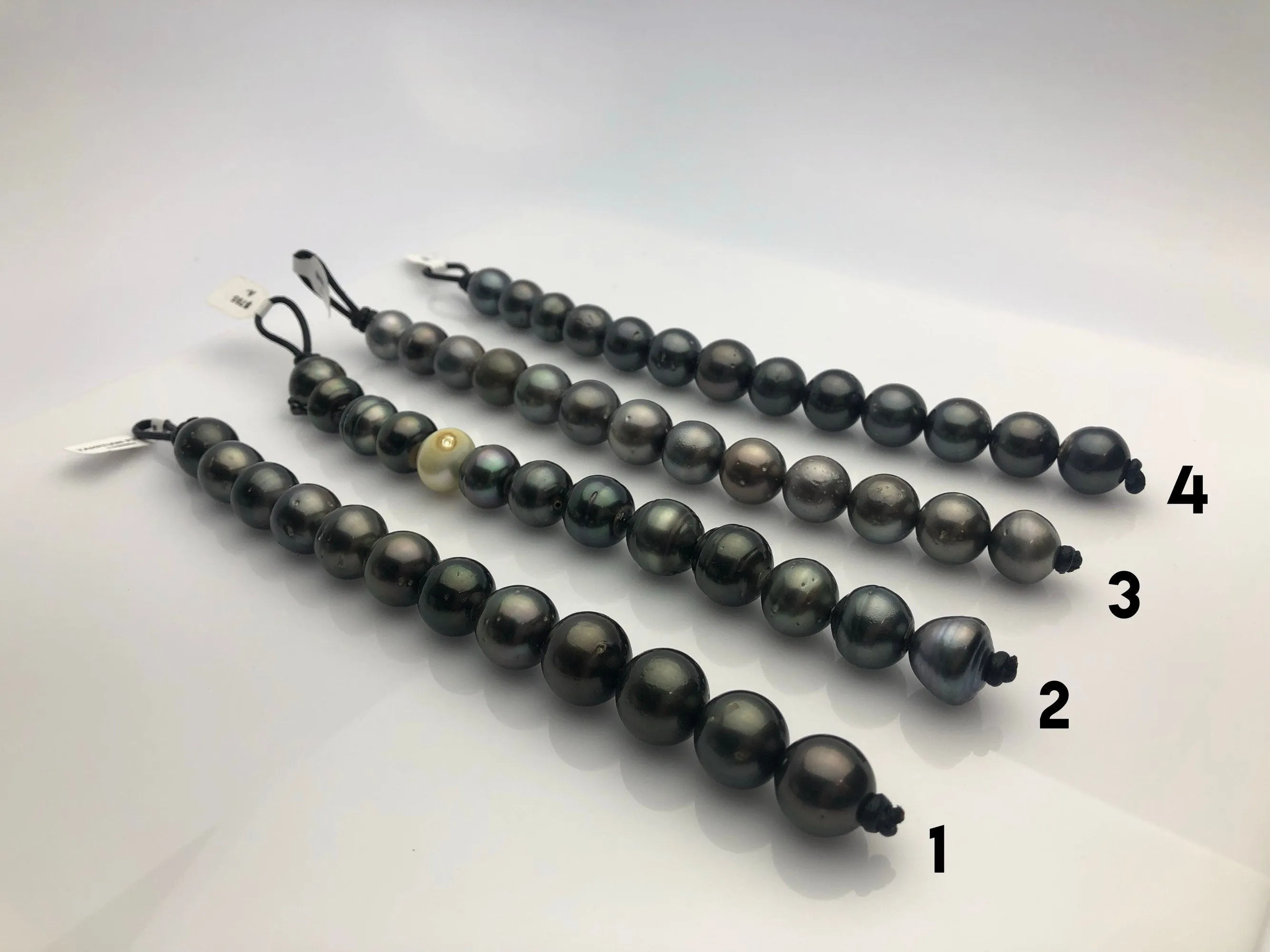 16mm HUGE 50% Off Special - Tahitian Pearl Bracelets, Tahiti Pearls A  (949 No.1-4)