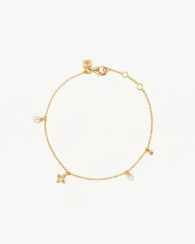 18k Gold Vermeil Live in Peace Bracelet