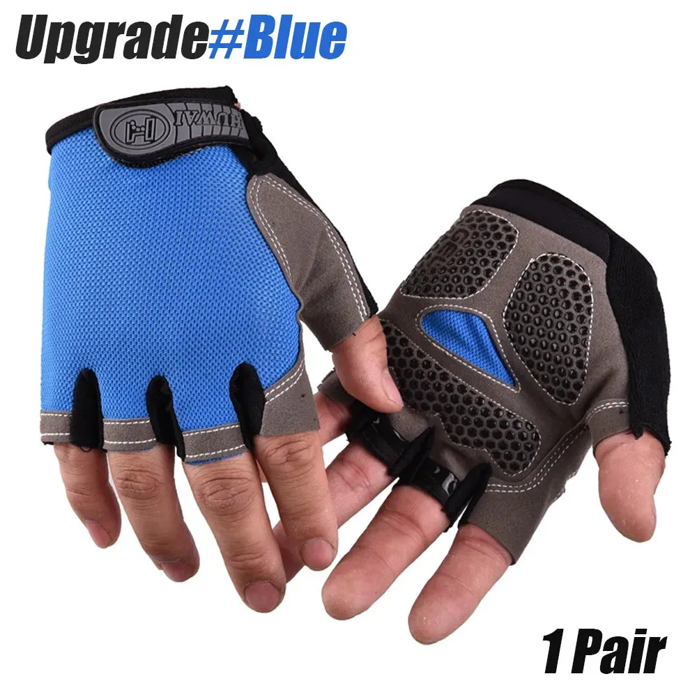 1Pair Cycling Bike Gloves for Men/Women- Half Finger Road Bike MTB Bicycle Gloves-for Workout/Motorcycle/Gym/Training/Outdoor