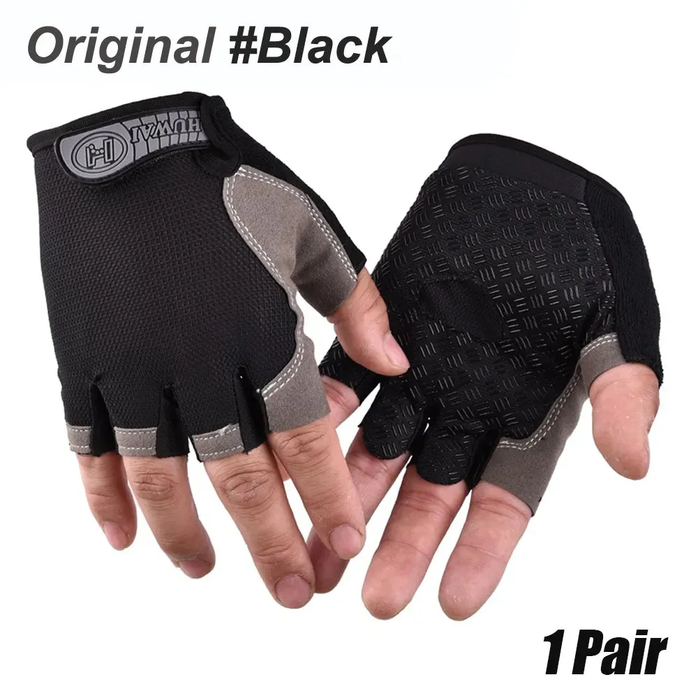 1Pair Cycling Bike Gloves for Men/Women- Half Finger Road Bike MTB Bicycle Gloves-for Workout/Motorcycle/Gym/Training/Outdoor