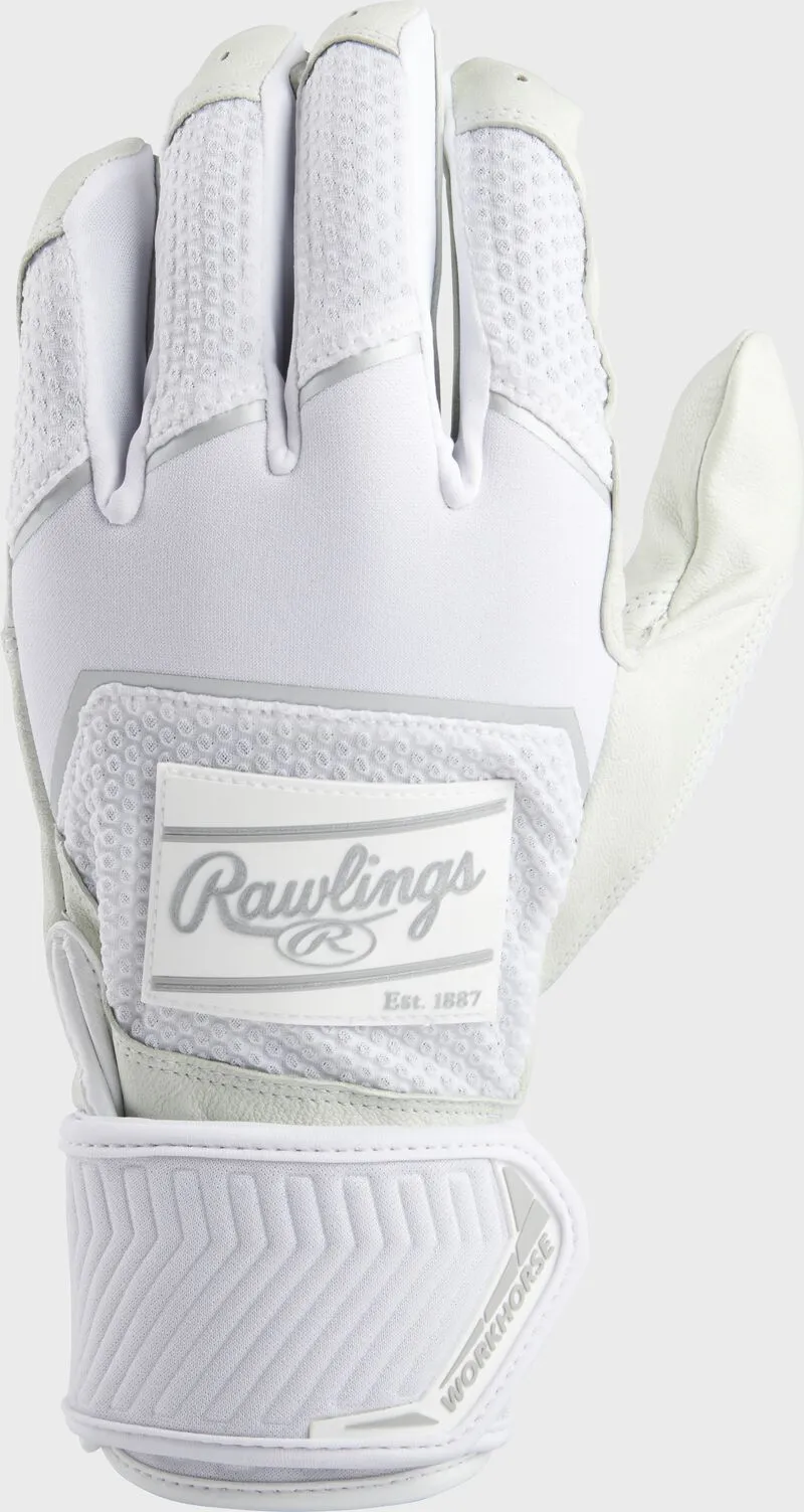 2022 Rawlings Workhorse Compression Strap Men's Batting Gloves