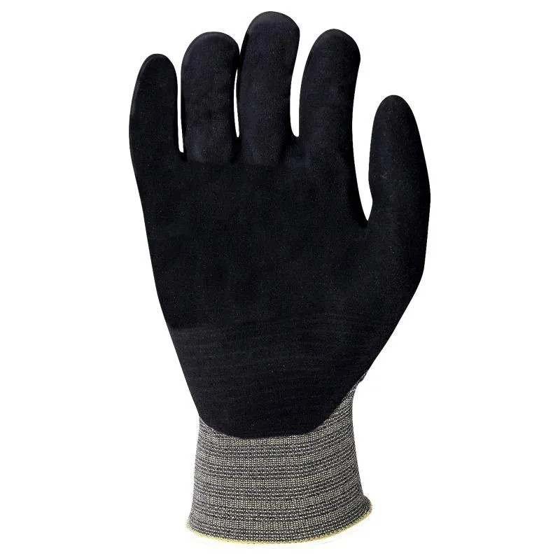 211-211 Premium Nitrile Sandy Coated Nylon Knit Glove 1dozenpair