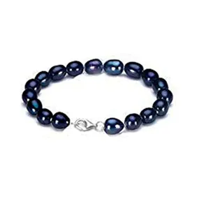 7-8mm Rice Shape Freshwater Pearl Bracelet for Women