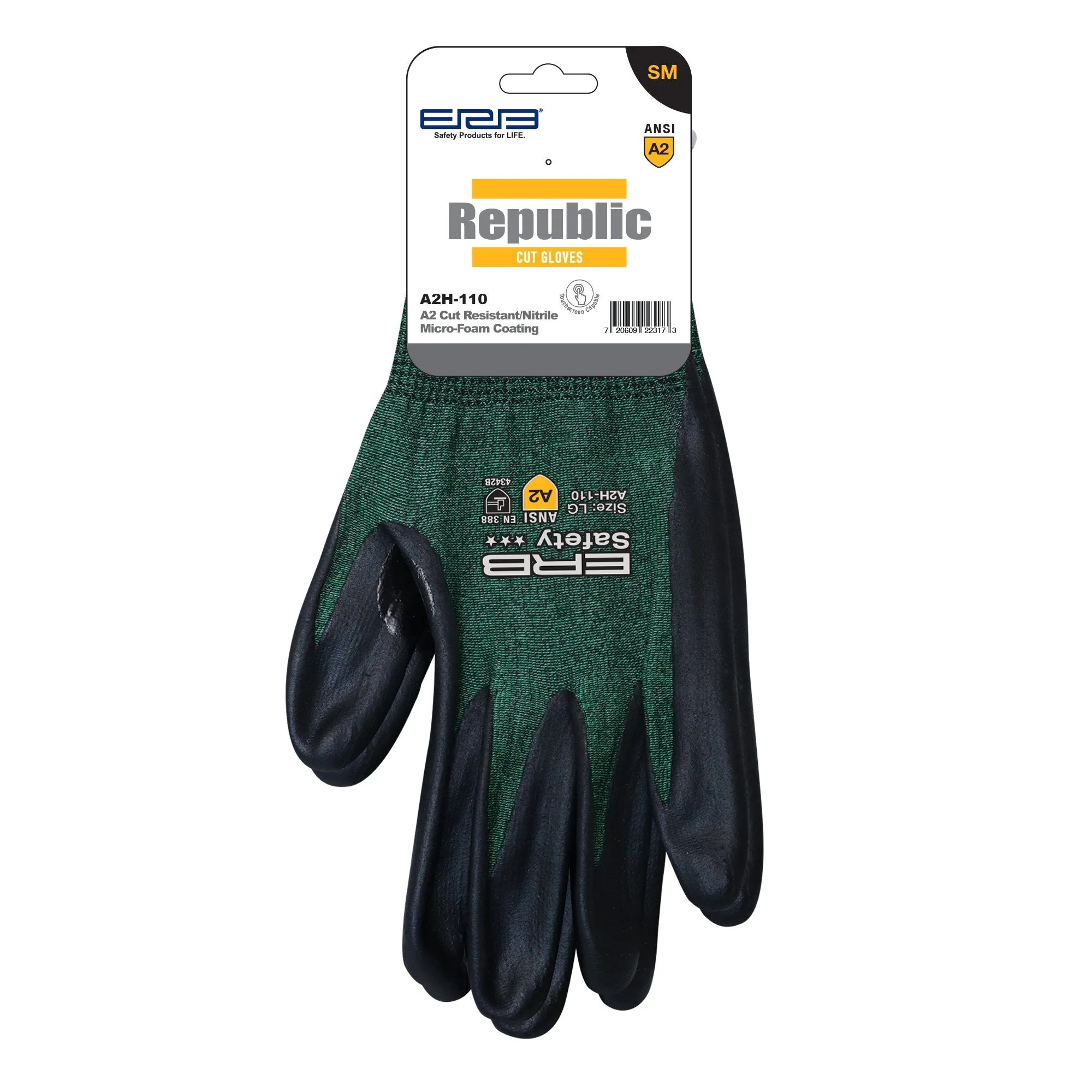 A2H-110 HPPE Cut Glove with Nitrile Micro-Foam Coating 12pair