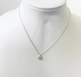 Adena Pendant Necklace White Gold