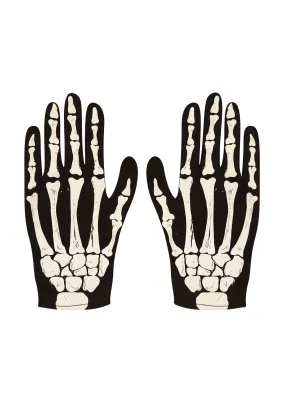 Adult Skeleton Gloves - Bone-Chilling Accessory for Spooky Ensembles