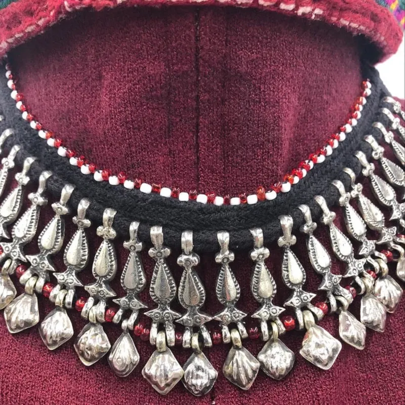 Afghani Tribal Choker Boho Necklace