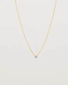 Aiona Slider Necklace | Ceylon Sapphire | Ready To Ship