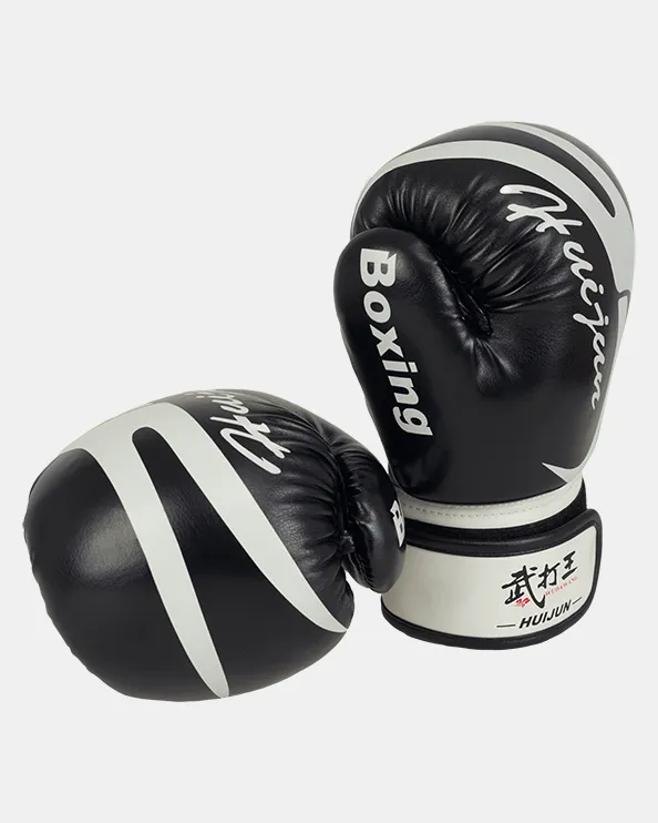 Aln Accessories  Boxing Gloves Black/White Hj-G115 Blk/Wht