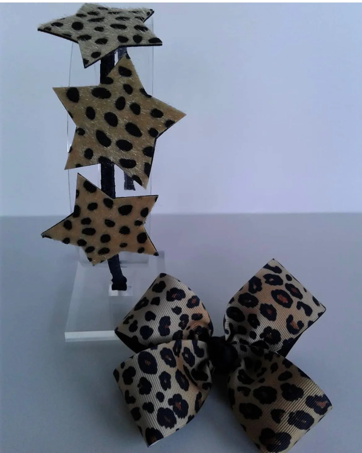 Animal print stars headband