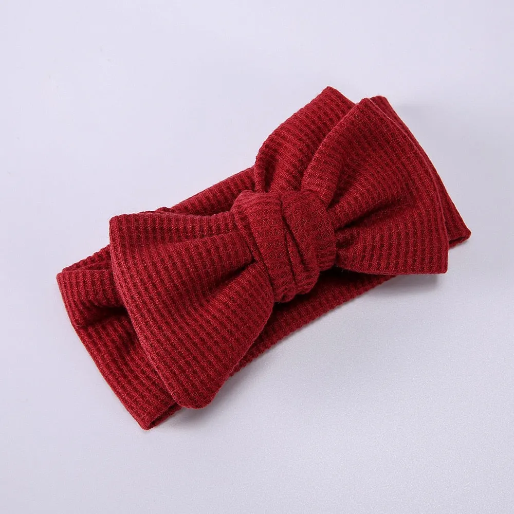 Baby Headband Baby Hair Accessories Headwear Baby Bow for Child Bowknot Turban for Kids Elastic Headwrap