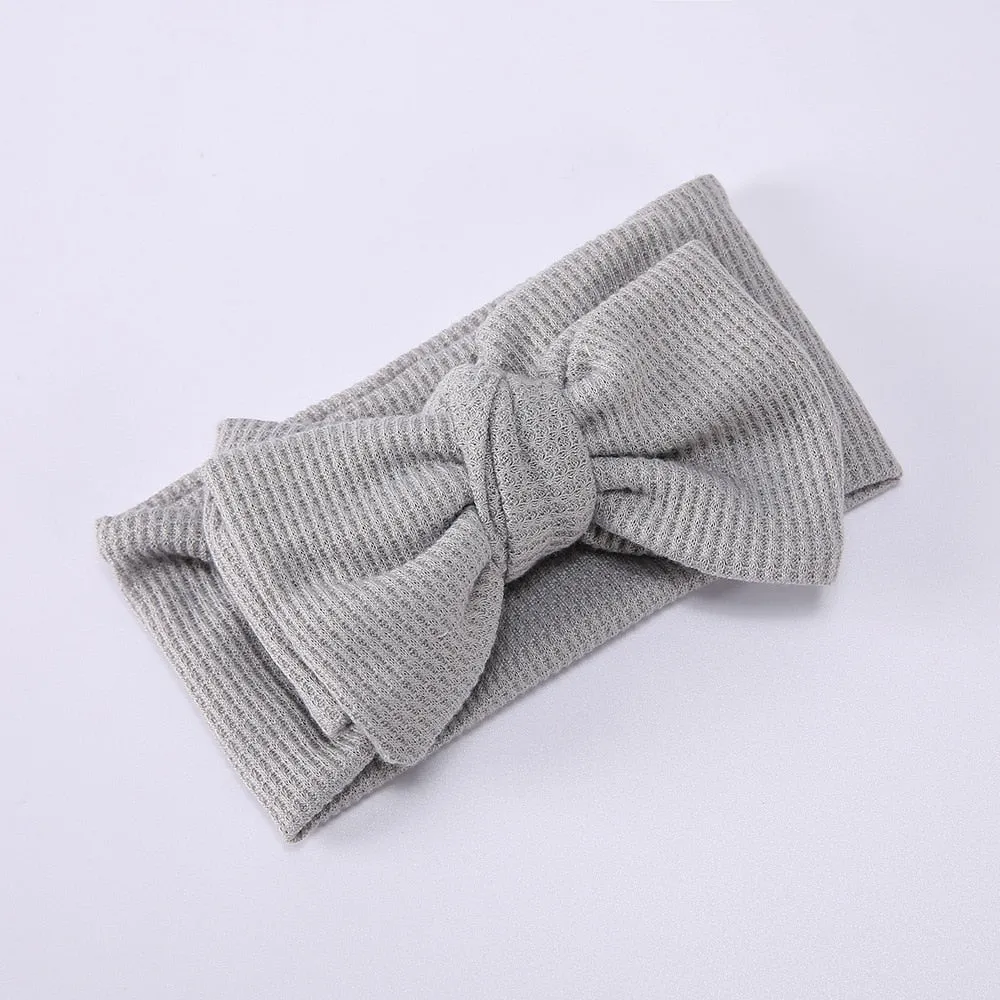 Baby Headband Baby Hair Accessories Headwear Baby Bow for Child Bowknot Turban for Kids Elastic Headwrap