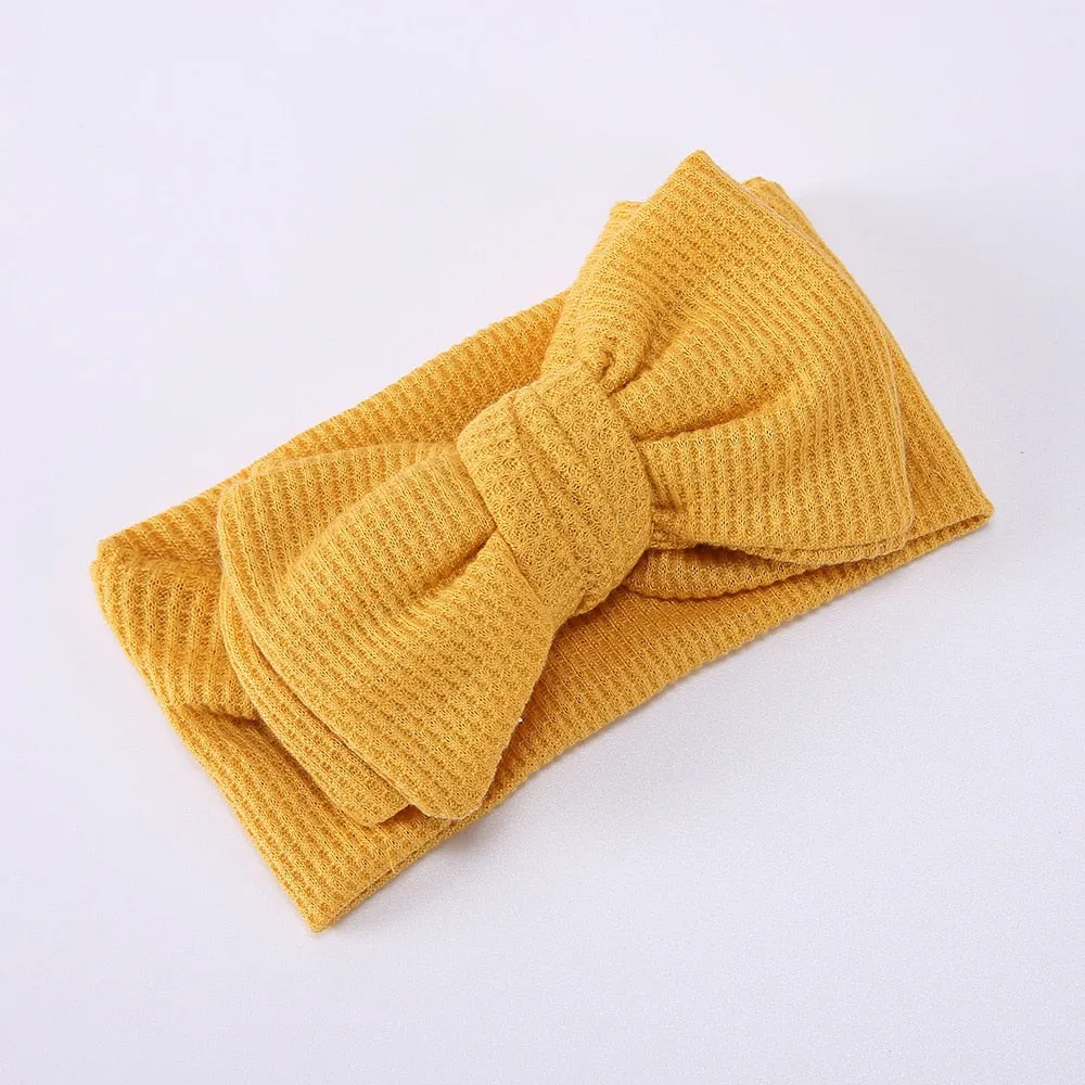 Baby Headband Baby Hair Accessories Headwear Baby Bow for Child Bowknot Turban for Kids Elastic Headwrap