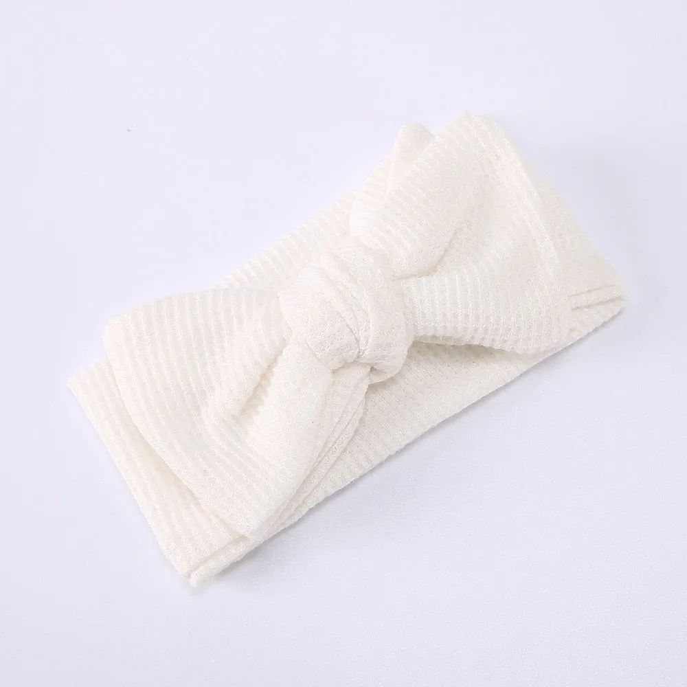 Baby Headband Baby Hair Accessories Headwear Baby Bow for Child Bowknot Turban for Kids Elastic Headwrap