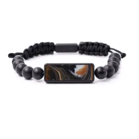 Bead ResinArt Bracelet - Mina (Black & White, 588803)