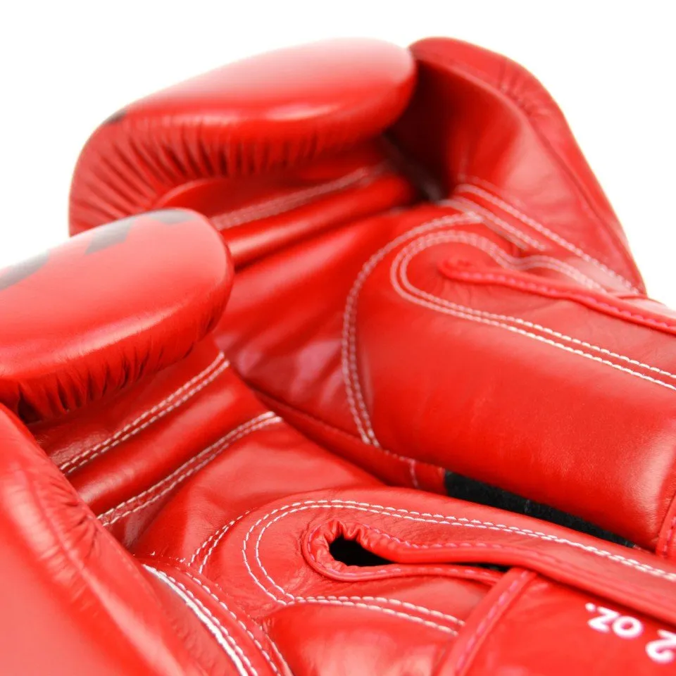 BGV Fairtex X KGP Red Velcro Boxing Gloves