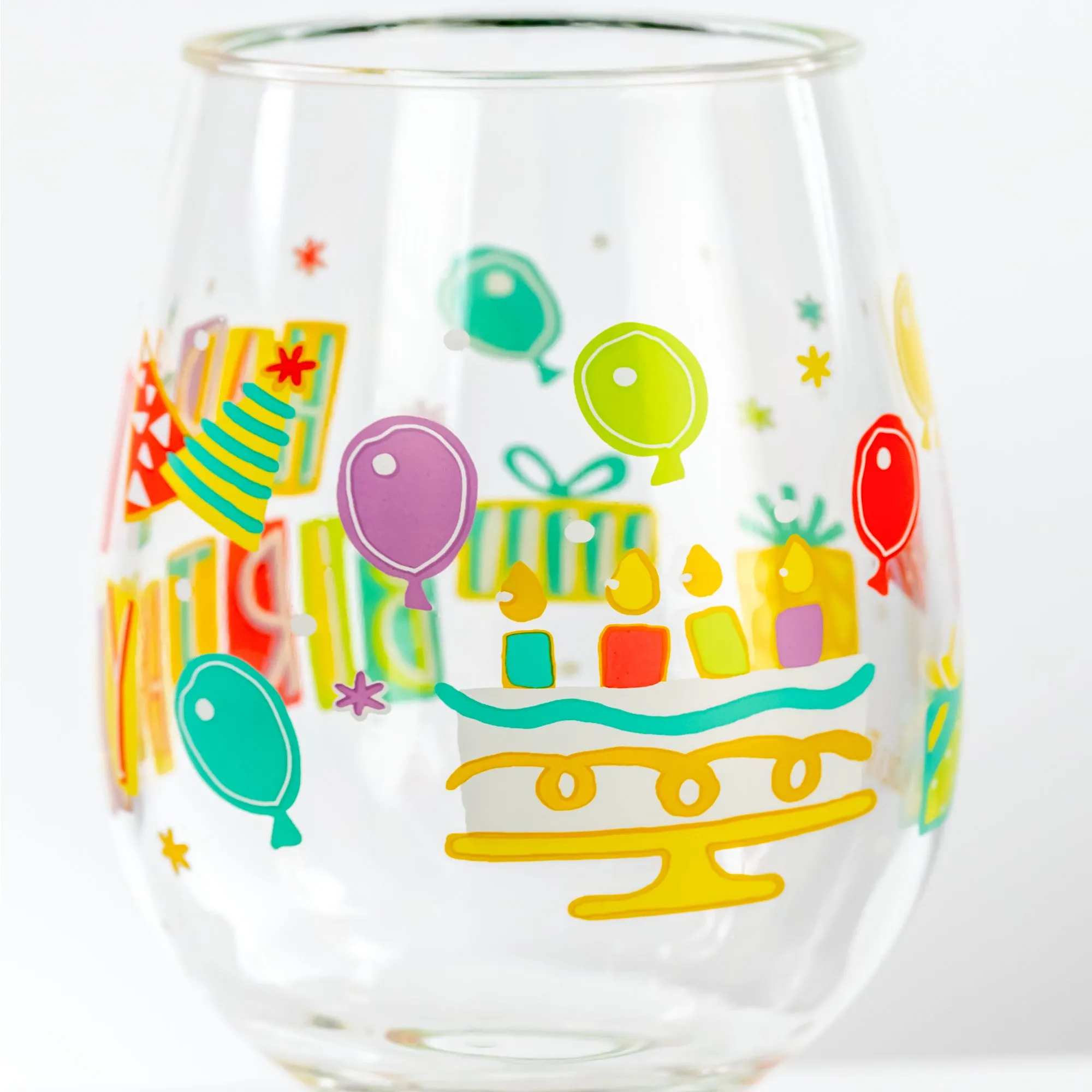 Birthday Acrylic Stemless Set