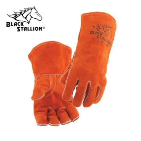 Black Stallion (Revco) 110 Stick Welding Glove: Rust Cowhide - Large