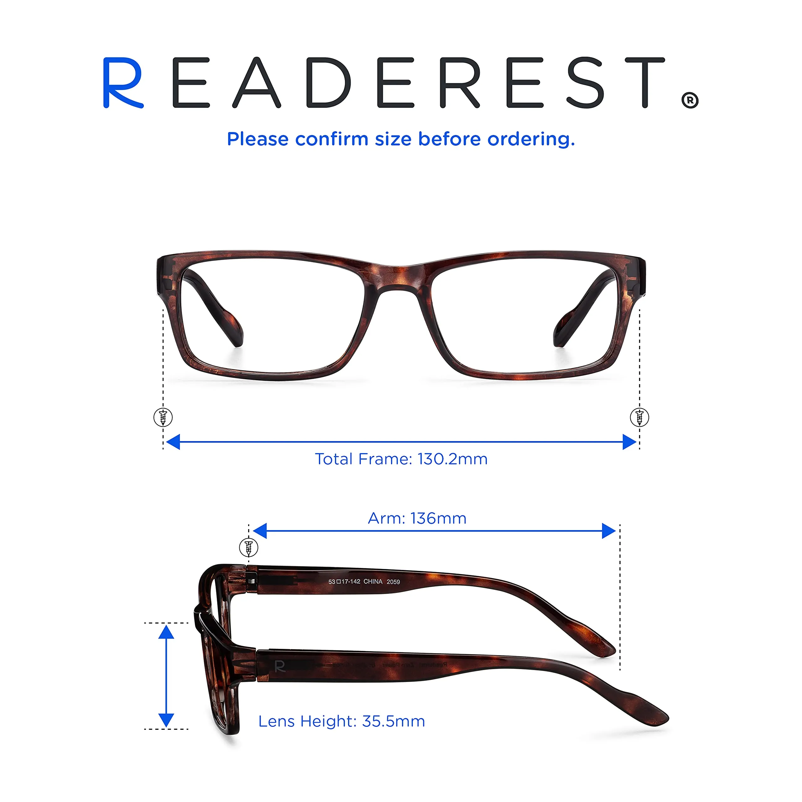 Blue-Light-Blocking-Reading-Glasses-Bourbon-Tortoise-1-00-Magnification Anti Glare