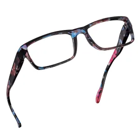 Blue-Light-Blocking-Reading-Glasses-Floral-0-50-Magnification Anti Glare