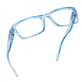 Blue-Light-Blocking-Reading-Glasses-Light-Blue-0-00-Magnification-Computer-Glasses