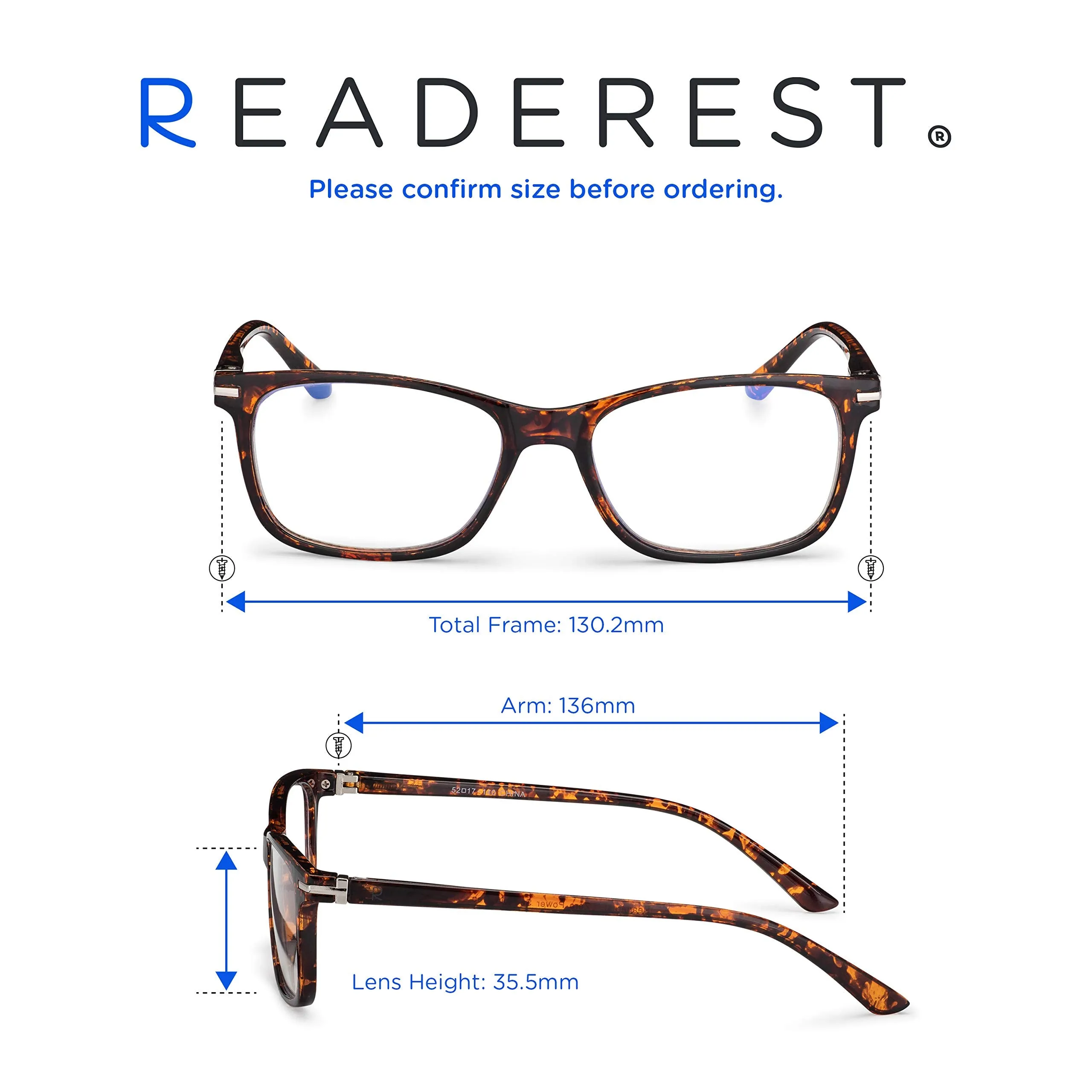 Blue-Light-Blocking-Reading-Glasses-Tortoise-1-75-Magnification-Computer-Glasses