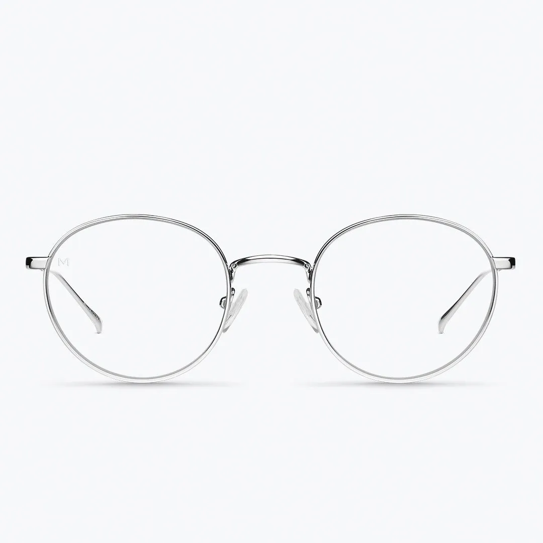 Bluelight Glasses Yuda Silver