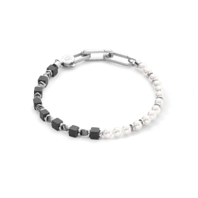 Bracelet Precious Fusion Pearls black