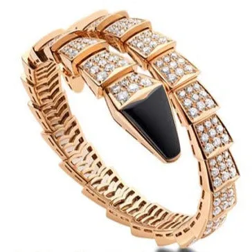 Bulgari Pavé Diamond "Serpenti" Bracelet BR855196