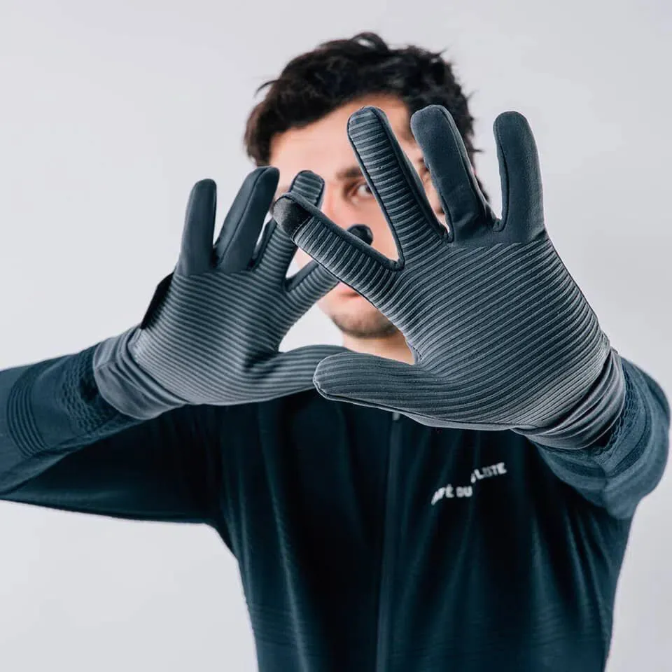 CAFE DU CYCLISTE Lightweight Cycling Gloves - Grey