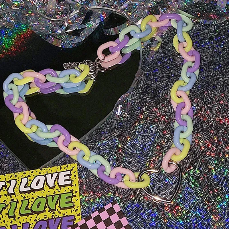 Candycore Heart Choker