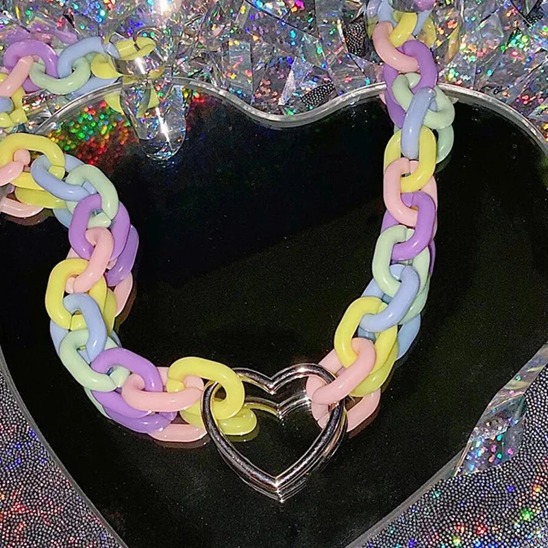 Candycore Heart Choker