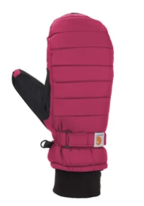 Carhartt WA625 womens Quilts Insulated Mitten, Crabapple, Medium