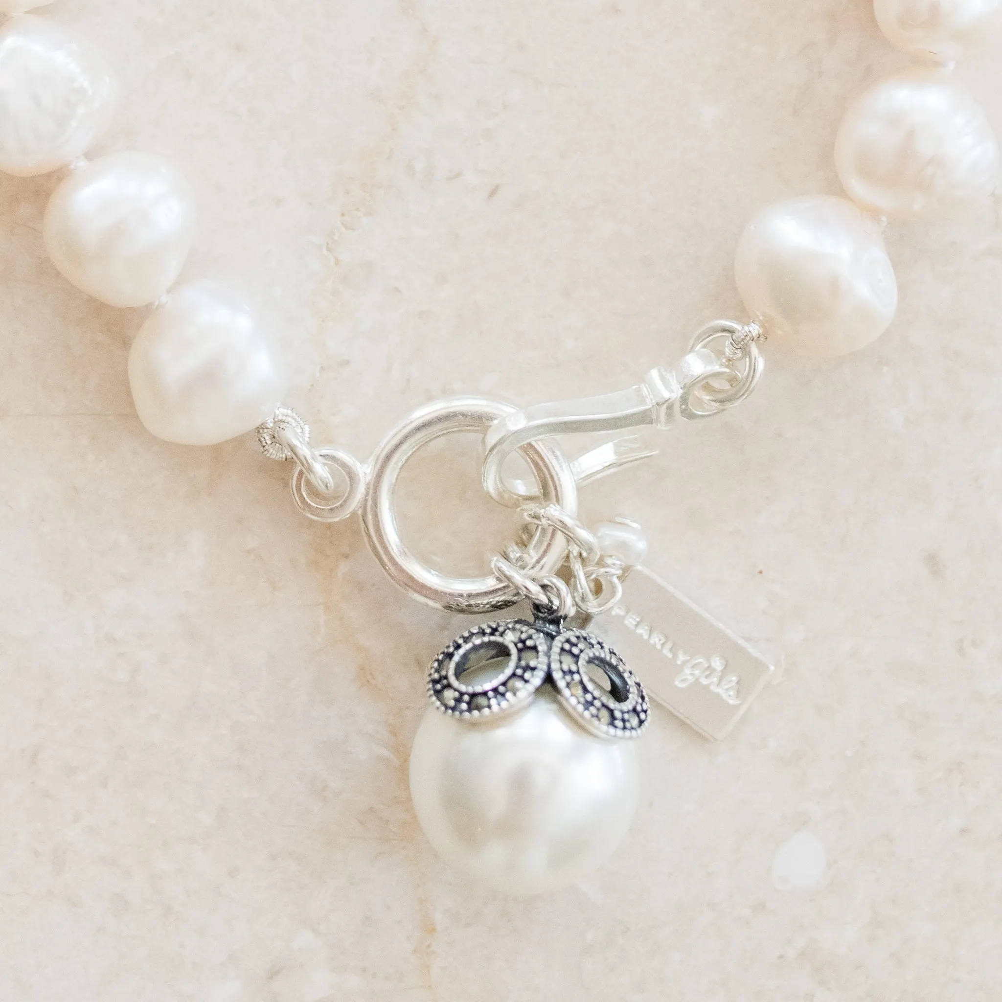 Caroline Pearl Bracelet | Elegant Pearl Bracelet | By Pearly Girls