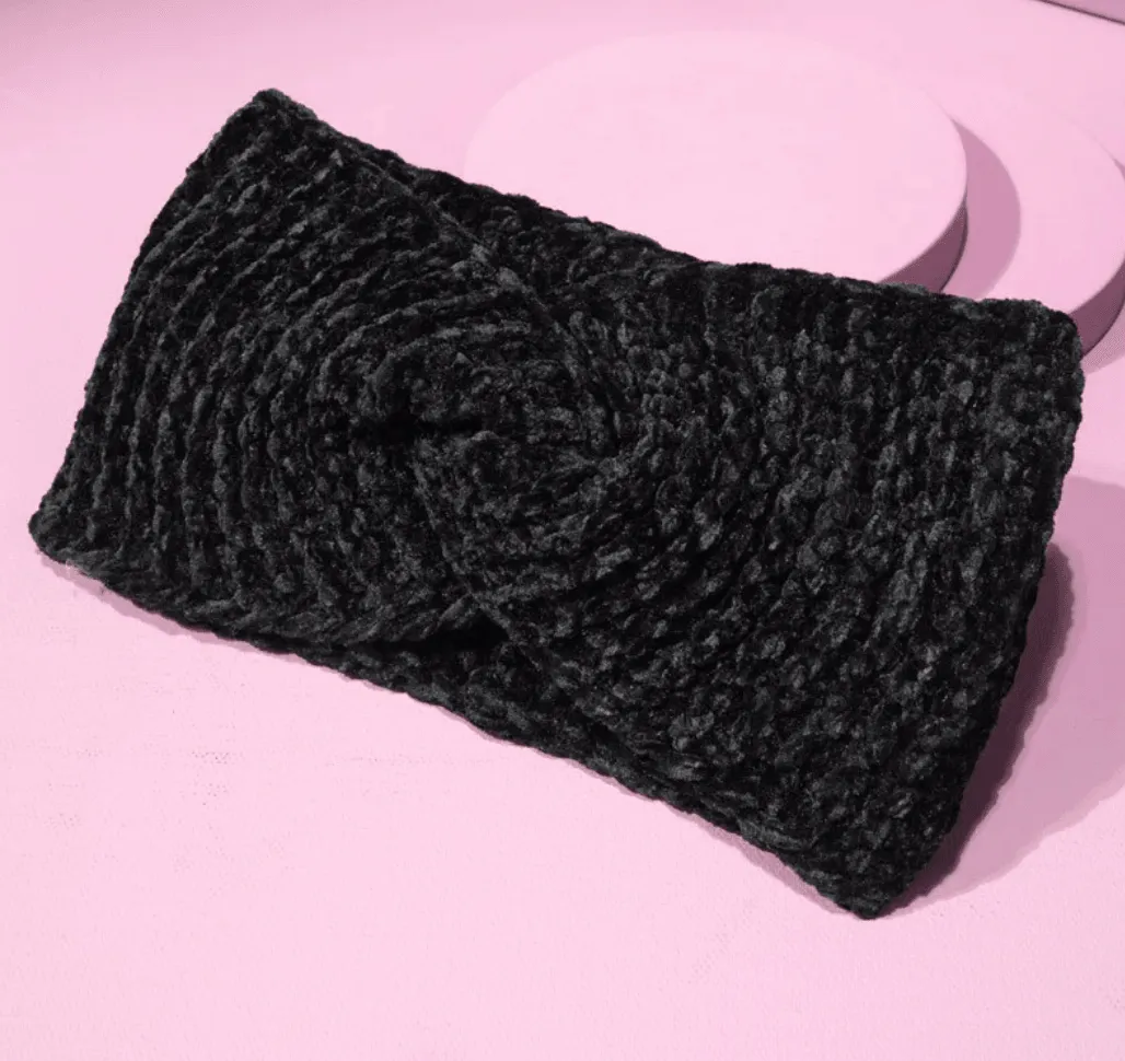 Chenille Knit Headband 009