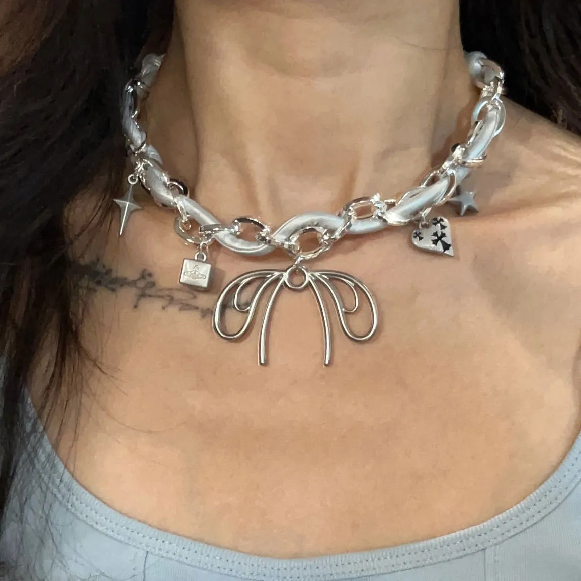 Coquette Aesthetic Choker Necklace