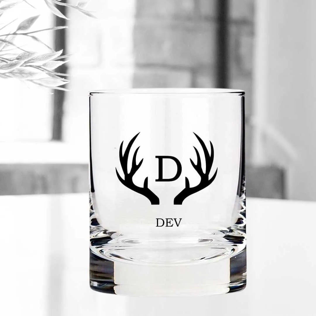 Customized Whiskey Alcohol Glass -Gift for Boyfriend Husband Father