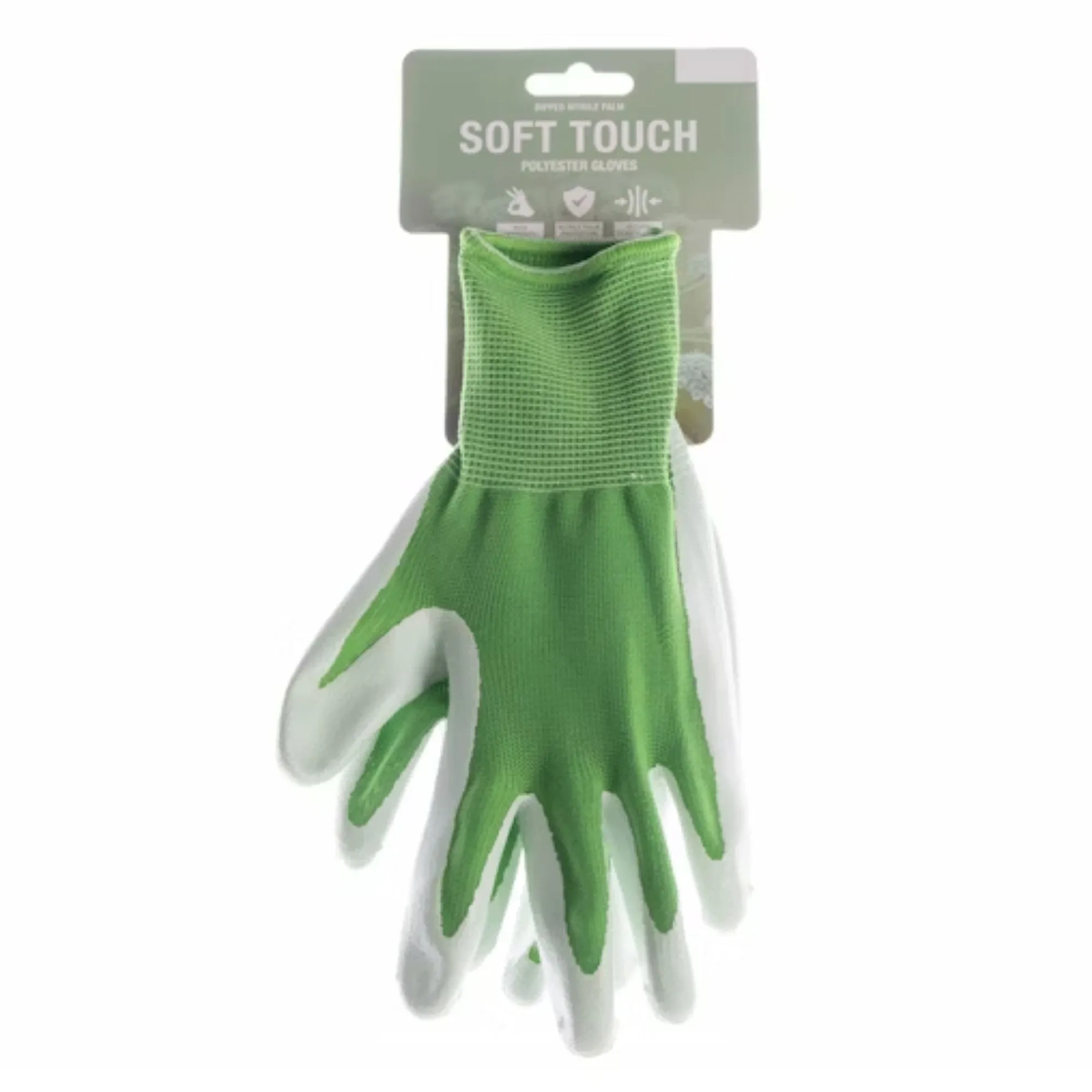 Cyclone Gloves Soft Touch Green Pastel Medium