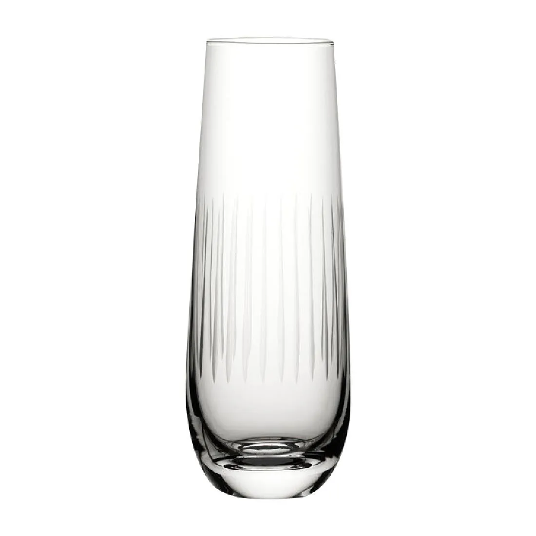 CZ059 Utopia Raffles Lines Champagne Glasses 300ml (Pack of 6)