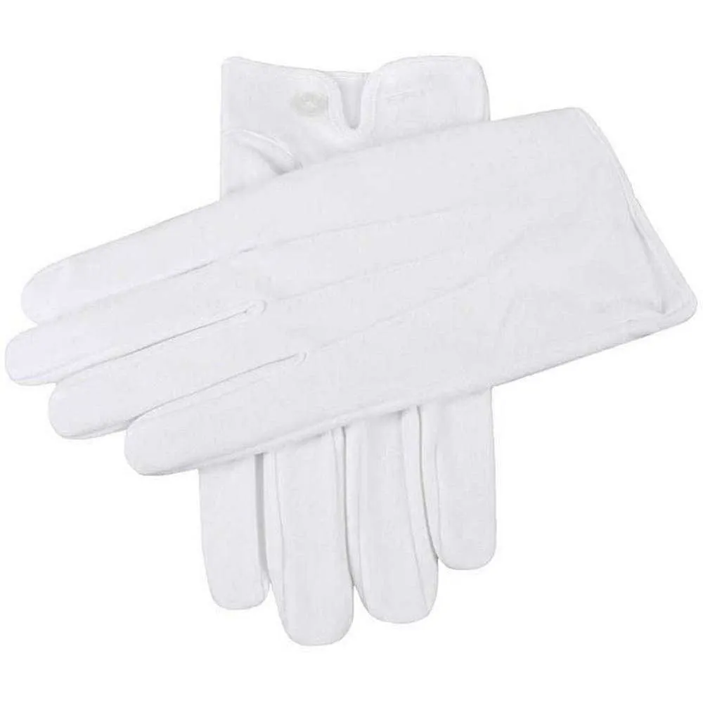 Dents Cotton Vented Gloves  - White