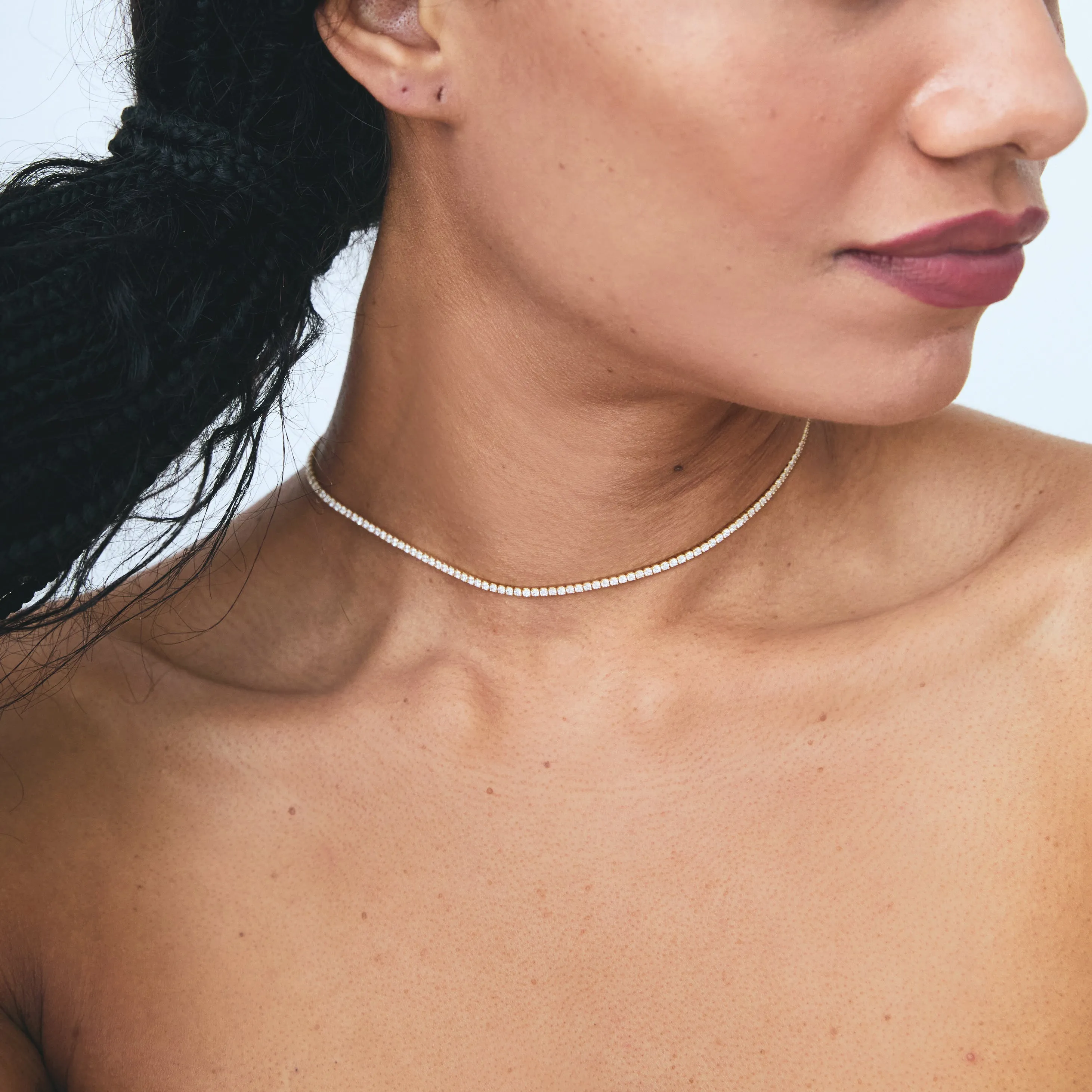 DIANA TENNIS CHOKER GOLD