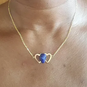 Double Heart Necklace