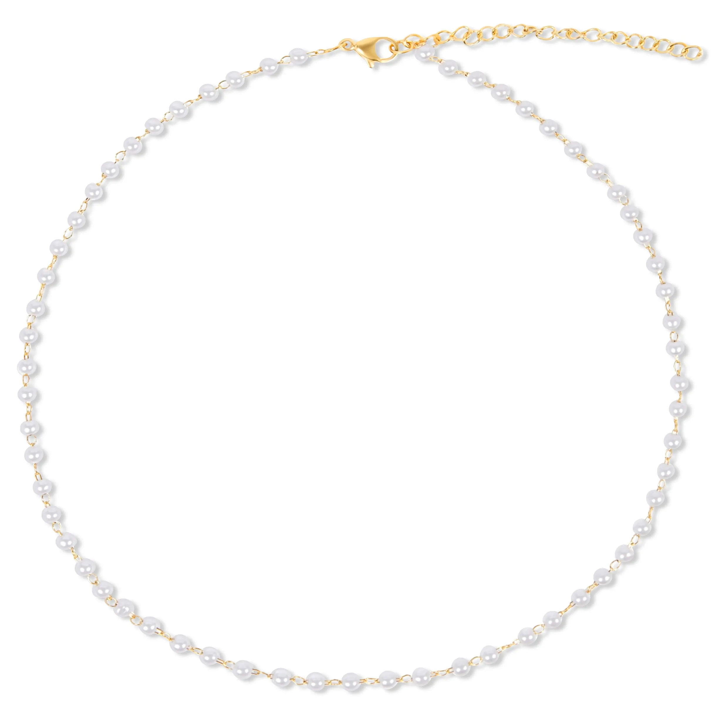 Ellie Vail - Sheena Dainty Pearl Choker Necklace