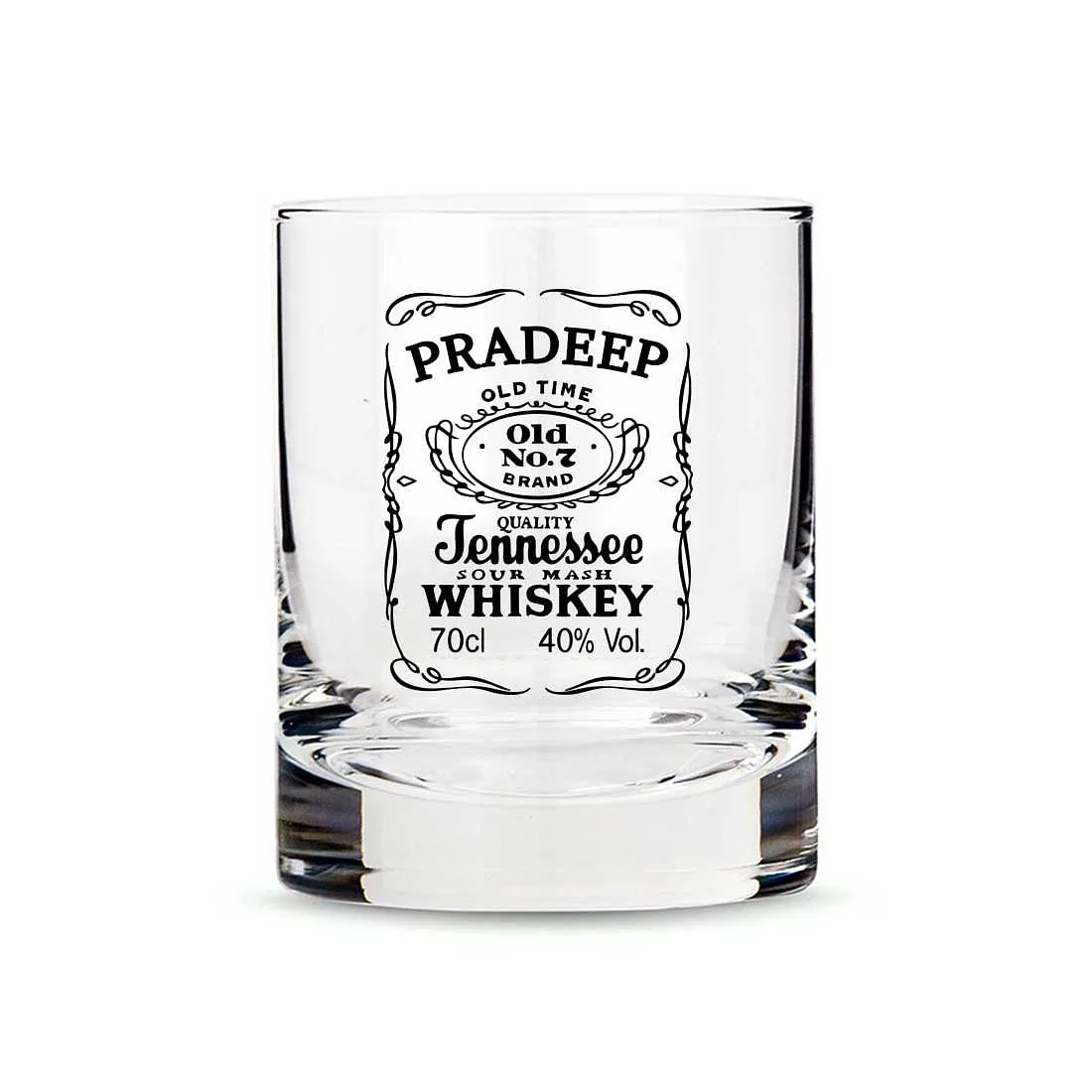 Exclusive Custom Whiskey Glass - Gift For Him Husband Boyfriend -  Bourbon