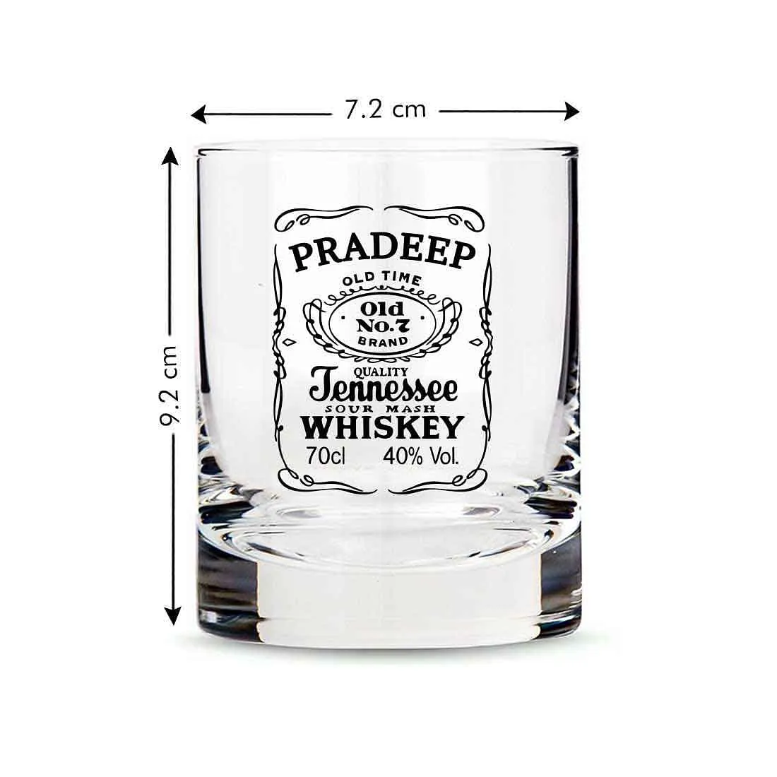 Exclusive Custom Whiskey Glass - Gift For Him Husband Boyfriend -  Bourbon