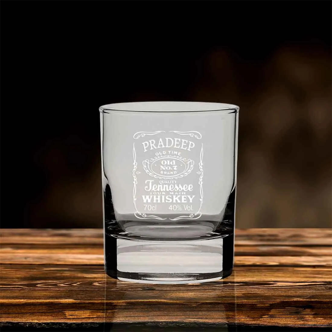 Exclusive Custom Whiskey Glass - Gift For Him Husband Boyfriend -  Bourbon